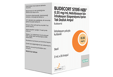BUDECORT STERI-NEB 0,25 MG/ML NEBULIZASYON ICIN INHALASYON SUSPANSIYONU ICEREN TEK DOZLUK 20 AMPUL